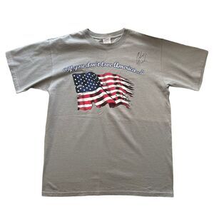 John Rich Big‎ & Rich Redneck Signed Autograph T-Shirt America Country Gray  L